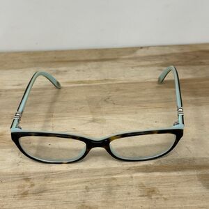 Tiffany & Co Eyeglasses TF 2051-B Brown Turquoise Butterfly Charms Glasses